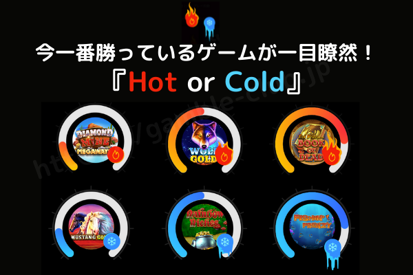今一番勝っているゲームが一目瞭然！『Hot or Cold』